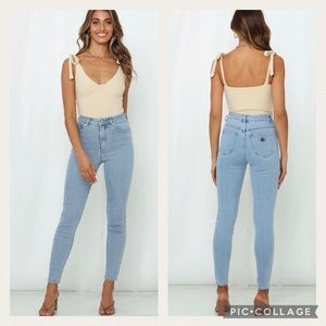 Abrand A High Skinny Ankle Basher Jeans